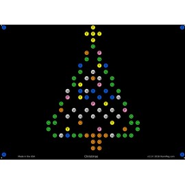 IllumiPeg Holiday Refill templates for Basic Fun Lite Brite Magic Screen (12 Sheets, 6x8)