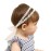 DANMY Baby Girl Super Elastic Headband,Cotton Lace Toddler Hair Band,Infant Soft Turban Hair Accessories Set