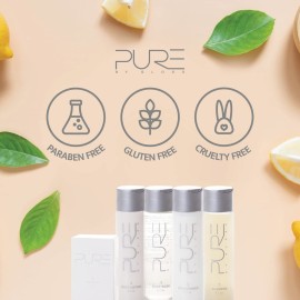 Pure By Gloss Body Bar - Fresh Lemon Scent - for All Skin Types - Cruelty Free and Paraben Free - Luxurious Moisturizing, Softening & Smoothing Formula - for Men, Women, Kids - 4oz Each - 3 Pack