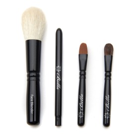 Bella Mini Travel Makeup Brush Set with Mirror Travel Case | Handmade in USA | Includes Face Blender, Cream Shadow, Eye Shadow, and Fine Eye Liner Cosmetic Brushes | Compact Make Up Kit for Women Bella Mini Travel Makeup Brush Set with Mirror Travel Case | Handmade in USA | Includes Face Blender, Cream Shadow, Eye Shadow, and Fine Eye Liner Cosmetic Brushes | Compact Make Up Kit for Women