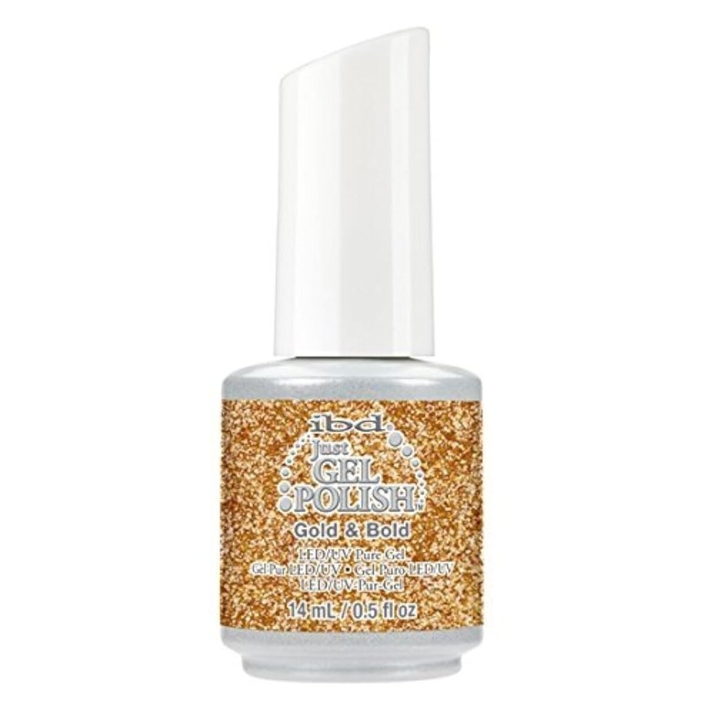 ibd Just Gel Polish - Diamonds+Dreams Collection - Gold & Bold - 14 mL / 0.5 oz