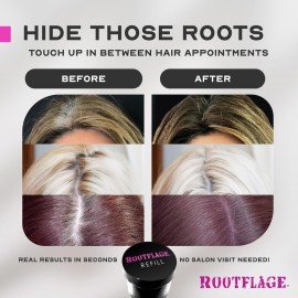 Rootflage Temporary Root Touch Up Refill (Basic Brown)
