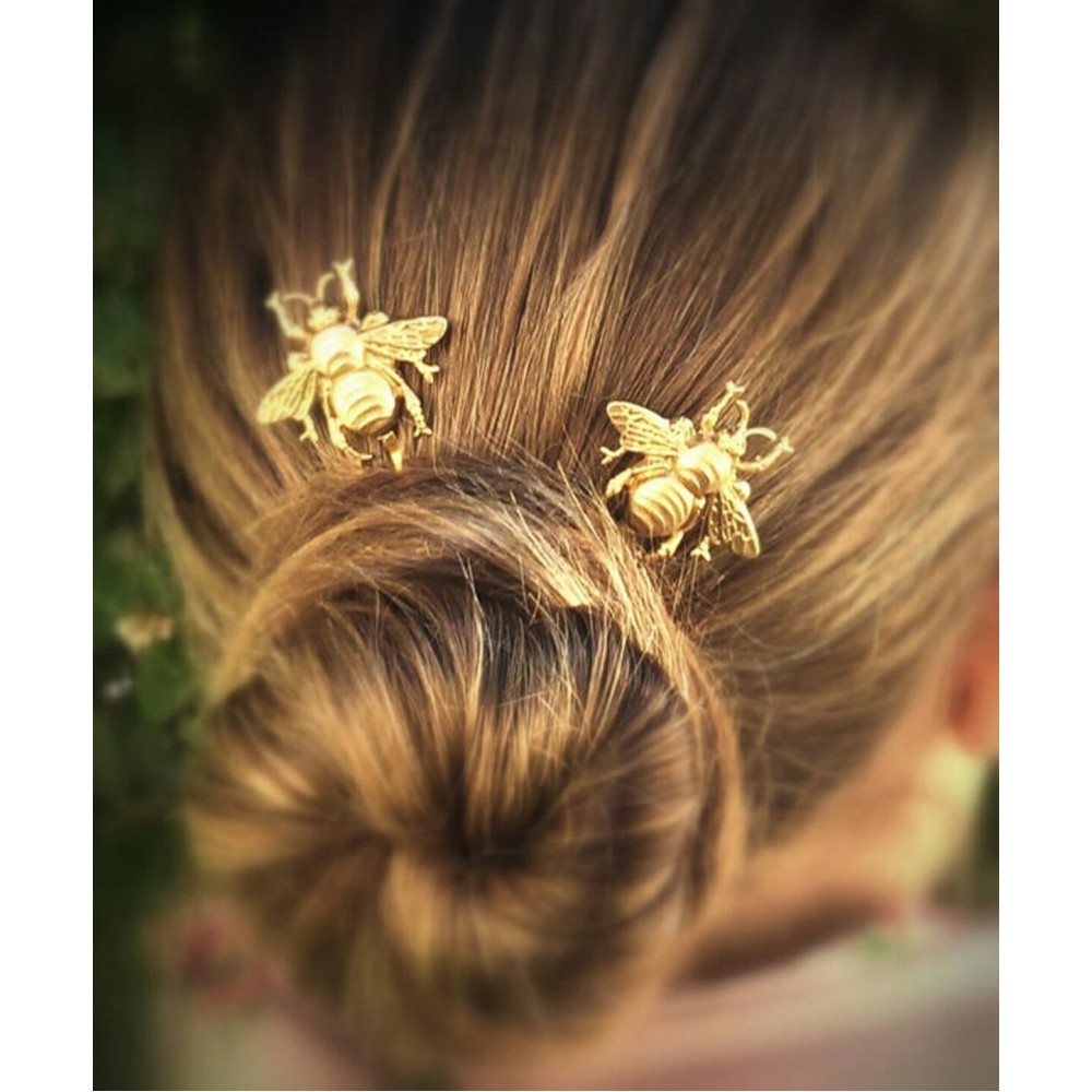 FXmimior Bridal Honeybee Bobby Pins Wedding Party Hair Pins Hair Accessories pack of 3 (gold) FXmimior Bridal Honeybee Bobby Pins Wedding Party Hair Pins Hair Accessories pack of 3 (gold)