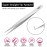 Metaleks Straight Pointed Perfect Craft Fine Angled Removal Stainless Steel Tip Straight Tweezers For Professional Grafting Eyelash Extension False Eyelash Nail Art.