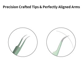 Eyelash Extension Tweezer (Curved Tip) Eyelash Extension Tweezer (Curved Tip)