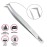 Metaleks Eyelash Extension Tweezers Soft In Use Light In Weight Matt Finish Stainless Steel L-Shape Tip for 2D - 5D - Sterilizable