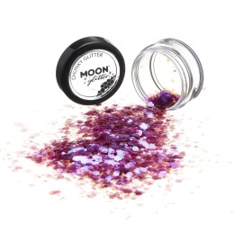 Moon Glitter Iridescent Chunky Glitter 100% Cosmetic Glitter for Face, Body, Nails, Hair and Lips - 0.10oz - Purple Moon Glitter Iridescent Chunky Glitter 100% Cosmetic Glitter for Face, Body, Nails, Hair and Lips - 0.10oz - Purple