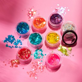 Moon Glitter Iridescent Chunky Glitter 100% Cosmetic Glitter for Face, Body, Nails, Hair and Lips - 0.10oz - Purple Moon Glitter Iridescent Chunky Glitter 100% Cosmetic Glitter for Face, Body, Nails, Hair and Lips - 0.10oz - Purple