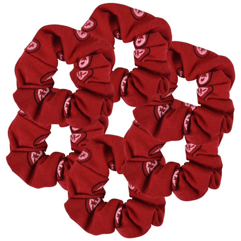 Bandana Scrunchies - Set of 6 - Red