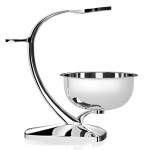 GRUTTI Shaving Brush Razor Stand with Soap Bowl, Safety Mens Razor Holder with Non Slip Base Shaving Kit for Men Boyfriend Husband Dad Birthday Fathers Day Gift