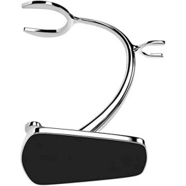 GRUTTI Shaving Brush Razor Stand with Soap Bowl, Safety Mens Razor Holder with Non Slip Base Shaving Kit for Men Boyfriend Husband Dad Birthday Fathers Day Gift