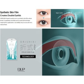 D-UP ORISHIKI Eyelid Skin Film, Invisible Eyelid Lifter, Natural Eye Lid Defining Makeup Stick, Double Eyelid Lift for Droopy Eyes, Japanese Instant Natural Eye Makeup, Invisible Film Eyelid Maker D-UP ORISHIKI Eyelid Skin Film, Invisible Eyelid Lifter, Natural Eye Lid Defining Makeup Stick, Double Eyelid Lift for Droopy Eyes, Japanese Instant Natural Eye Makeup, Invisible Film Eyelid Maker