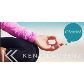 Kenz Laurenz Tie Back Headbands Moisture Wicking Athletic Sports Head Band You Pick Colors (3 Pack Black)