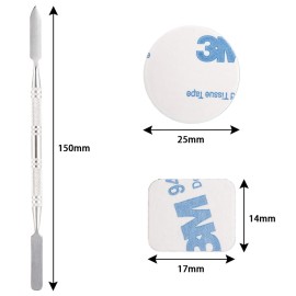 Allwon 56Pcs Metal Stickers for Magnetic Palette Empty Eyeshadow Makeup Palette + Depotting Spatula (28Pcs Round + 28Pcs Square) Allwon 56Pcs Metal Stickers for Magnetic Palette Empty Eyeshadow Makeup Palette + Depotting Spatula (28Pcs Round + 28Pcs Square)