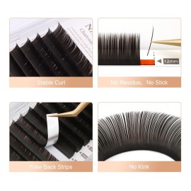 NAGARAKU Double Tips Flat Ellipse Eyelash Extensions Supplies 0.15 C curl 9mm Natural Charcoal Color Faux Mink Super Soft Split Tips Lash Individual Lashes NAGARAKU Double Tips Flat Ellipse Eyelash Extensions Supplies 0.15 C curl 9mm Natural Charcoal Color Faux Mink Super Soft Split Tips Lash Individual Lashes
