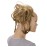CAISHA Jumbo Scrunchie Braided Updo Wavy Messy Bun Hairpiece Honey Blonde G12D