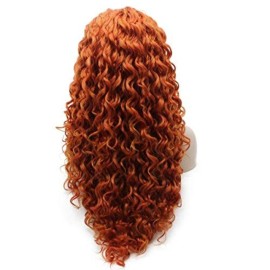 Iwonawig Long Curly Reddish Blonde Heat Friendly Wig Natural Looking Synthetic Lace Front Wig Iwonawig Long Curly Reddish Blonde Heat Friendly Wig Natural Looking Synthetic Lace Front Wig
