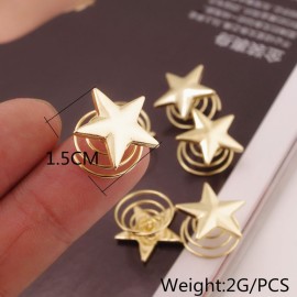 Jovono Bride Wedding Hair Clips Gold Star Headpieces Boho Fashion Hair Accerssories for Women and Girls