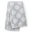 Levtex Baby - Willow Plush Blanket - White Medallions on Grey Plush - White and Grey - Nursery Accessories - Blanket Size: 30 x 40 in.