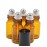 WOIWO 5 PCS Amber Empty Brown Glass Roll-on Bottles With Stainless Steel Roller Balls And Black Cap For Essential Oil Perfumes Lip Balms 5 ML