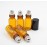 WOIWO 5 PCS Amber Empty Brown Glass Roll-on Bottles With Stainless Steel Roller Balls And Black Cap For Essential Oil Perfumes Lip Balms 5 ML