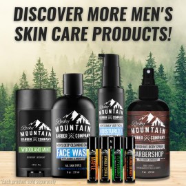 Lip Balm Set - 4 Scents - Maple, Vanilla Coffee, Peppermint, & Orange Brandy - No Shine Matte Finish - Featuring Coconut Oil, Avocado Oil, Bees Wax, & Shea Butter by Rocky Mountain Barber Company