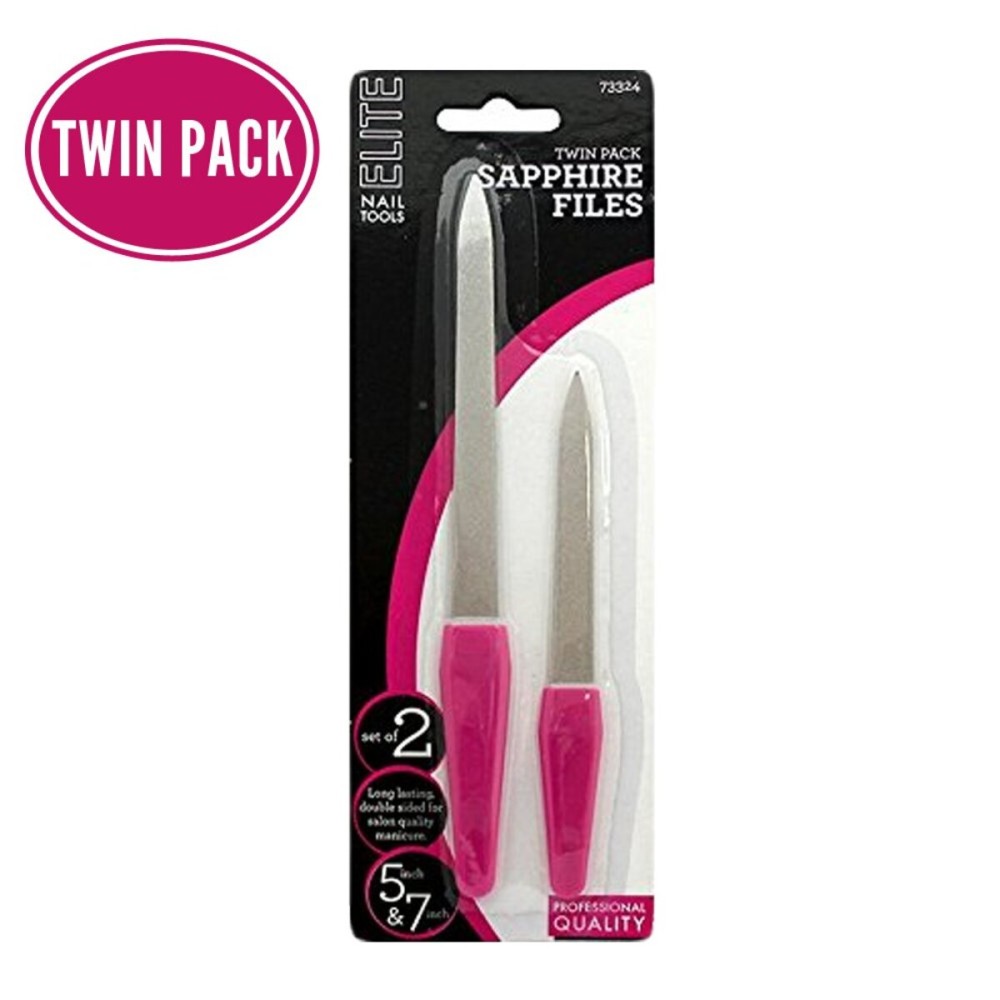 Swissco - Elite Accessories, Twin Pack Nail Files, Great For Travel Or Home Use (pink) Swissco - Elite Accessories, Twin Pack Nail Files, Great For Travel Or Home Use (pink)
