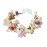 Vivivalue Women Floral Crown Boho Flower Headband Hair Wreath Floral Headpiece Halo with Ribbon Wedding Party Festival Photos