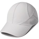 Sport Cap,Soft Brim Lightweight Running Hat Breathable Baseball Cap Quick Dry Sport Caps Cooling Portable Sun Hats for Men and Woman Performance Workouts and Outdoor Activities Light Gray