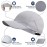 Sport Cap,Soft Brim Lightweight Running Hat Breathable Baseball Cap Quick Dry Sport Caps Cooling Portable Sun Hats for Men and Woman Performance Workouts and Outdoor Activities Light Gray