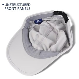 Sport Cap,Soft Brim Lightweight Running Hat Breathable Baseball Cap Quick Dry Sport Caps Cooling Portable Sun Hats for Men and Woman Performance Workouts and Outdoor Activities Light Gray