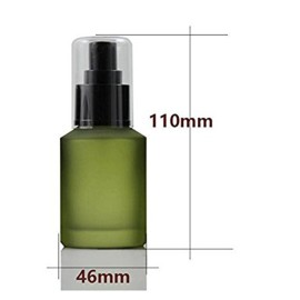 ericotry 1PC 60ML / 2 Ounce Empty Upscale Glass Refillable Lotion Pump Bottle for Cosmetic Make Up Cream Liquid Gels Serums Separate Dispenser Container (Green) ericotry 1PC 60ML / 2 Ounce Empty Upscale Glass Refillable Lotion Pump Bottle for Cosmetic Make Up Cream Liquid Gels Serums Separate Dispenser Container (Green)