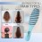 Flex Brush Vented Hair Brush for Blow Drying, Flexible Bristle for Women & Kids, Detangling, Massages Scalp for Hair Growth, Lightweight & Vented for Faster Drying, Boar Bristle & Nylon Mix (Blue)