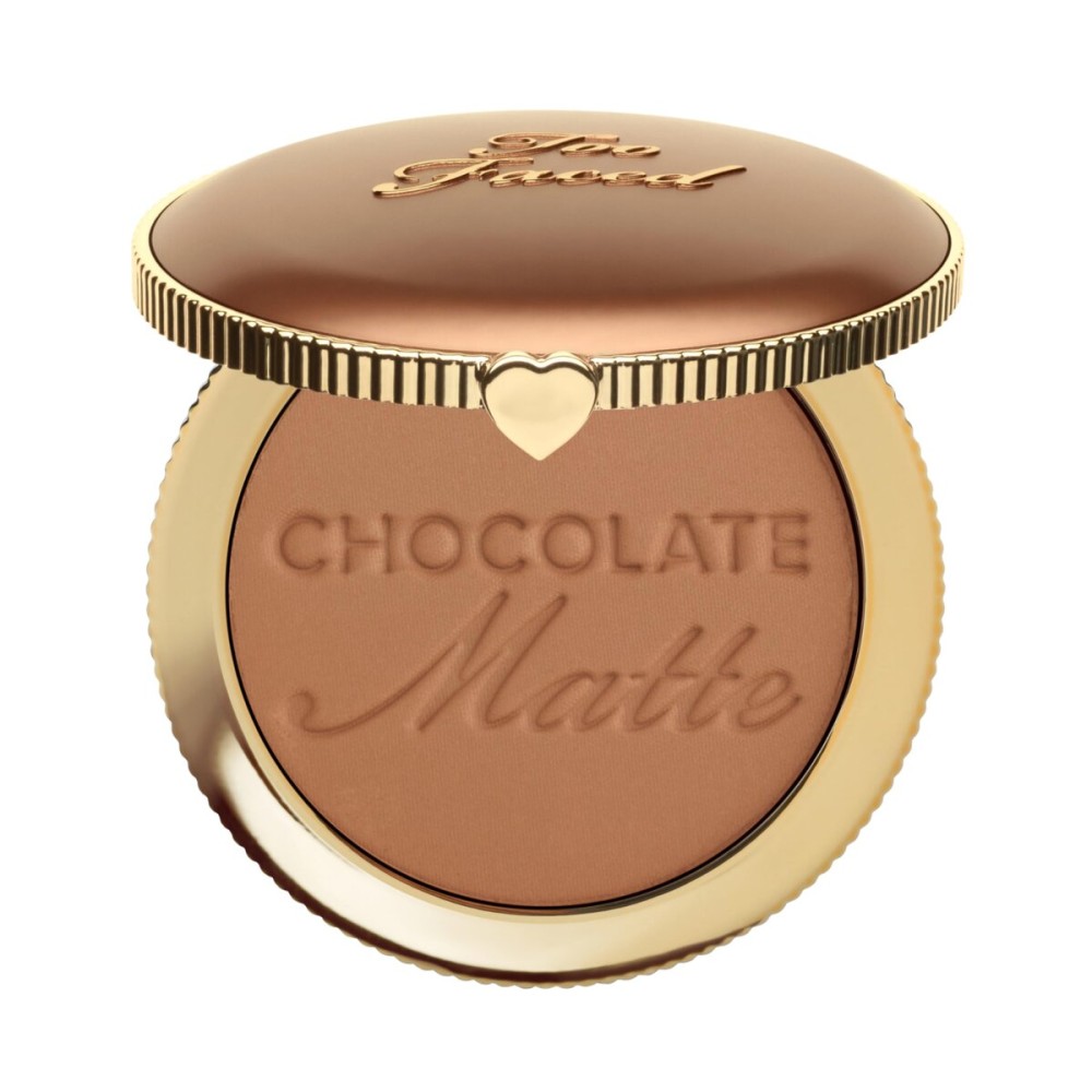 Too Faced Chocolate Soleil Matte Bronzer | Long Lasting + Cruelty Free, 0.28 Ounce, Chocolate Soleil
