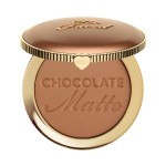 Too Faced Chocolate Soleil Matte Bronzer | Long Lasting + Cruelty Free, 0.28 Ounce, Chocolate Soleil