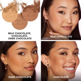 Too Faced Chocolate Soleil Matte Bronzer | Long Lasting + Cruelty Free, 0.28 Ounce, Chocolate Soleil