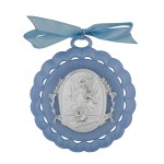 Guardian Angel Crib Medal (Blue)