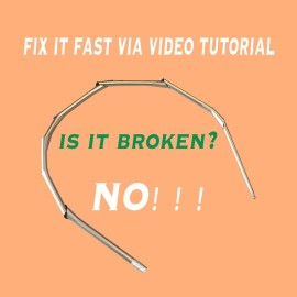 OUERMAMA Black Magic Cane Metal Appearing Cane with Video Tutorial and Free Gloves, Pocket Staff Magic Tricks