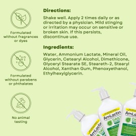 AmLactin Daily Nourish - Therapeutic Body Lotion for Dry Skin - No-Scrub Exfoliator and Moisturizer with 12% Lactic Acid AHA, 7.9 oz (Packaging May Vary) AmLactin Daily Nourish - Therapeutic Body Lotion for Dry Skin - No-Scrub Exfoliator and Moisturizer with 12% Lactic Acid AHA, 7.9 oz (Packaging May Vary)