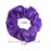 Cubaco 12 Pieces Satin Hair Scrunchies Elastic Hair Bobbles Scrunchy Hair Ties Ponytail Holder Hair Ties, Purple Lovers