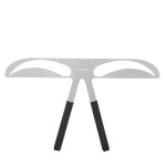 Eyebrow Shaping Stencil, 3 Types Professional Eyebrow Stencil Shaping Template DIY Shaping Define Ruler Makeup Tool(Lady Eyebrow)