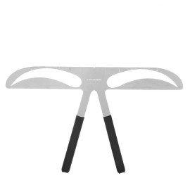 Eyebrow Shaping Stencil, 3 Types Professional Eyebrow Stencil Shaping Template DIY Shaping Define Ruler Makeup Tool(Lady Eyebrow)