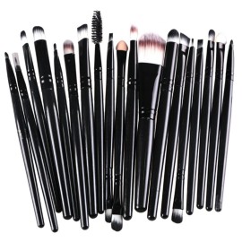 20pcs Makeup BRUSHES Kit Set Powder Foundation Eyeshadow Eyeliner Lip Brush NEW  (PURPLE + GOLD)