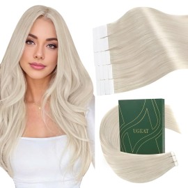 Ugeat 22 Inch Remy Tape in Extensions Human Hair Platinum Blonde Human Hair Tape in Extensions Platinum Blonde Natural Hairstyles for Women Everyday Wear 20Pcs 50G Ugeat 22 Inch Remy Tape in Extensions Human Hair Platinum Blonde Human Hair Tape in Extensions Platinum Blonde Natural Hairstyles for Women Everyday Wear 20Pcs 50G