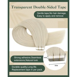 Ugeat 22 Inch Remy Tape in Extensions Human Hair Platinum Blonde Human Hair Tape in Extensions Platinum Blonde Natural Hairstyles for Women Everyday Wear 20Pcs 50G Ugeat 22 Inch Remy Tape in Extensions Human Hair Platinum Blonde Human Hair Tape in Extensions Platinum Blonde Natural Hairstyles for Women Everyday Wear 20Pcs 50G