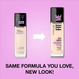 Maybelline Fit Me Dewy + Smooth Liquid Foundation Makeup, Java, 1 Count (Packaging May Vary) Maybelline Fit Me Dewy + Smooth Liquid Foundation Makeup, Java, 1 Count (Packaging May Vary)