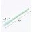 BIHRTC Pack of 100 One-Off Disposable Silicone Eyelash Mascara Brushes Wands Applicator Eyebrow Brush Makeup Tool Kit Set (Tower Shape - Light Green)