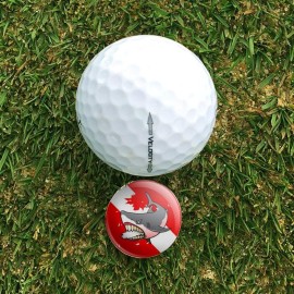 GRAPHICS & MORE Angry Shark Scuba Diving Flag Diver Golf Hat Clip with Magnetic Ball Marker