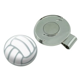 GRAPHICS & MORE Volleyball Ball Golf Hat Clip with Magnetic Ball Marker