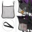 4Pcs Baby Stroller Bag,Oxford Hanging Mesh Stroller Bags Net Organizer 11.8x12.5(Black)